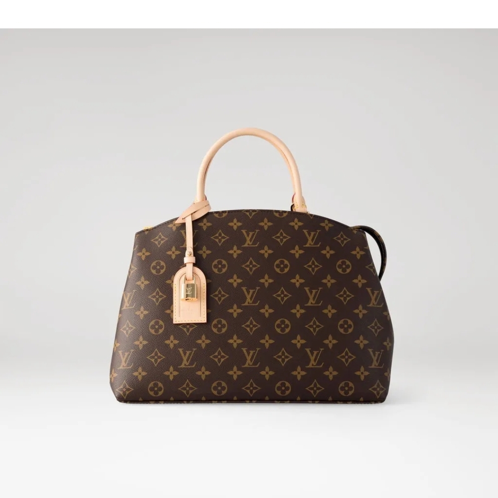 Louis Vuitton Brown and Tan Satchel